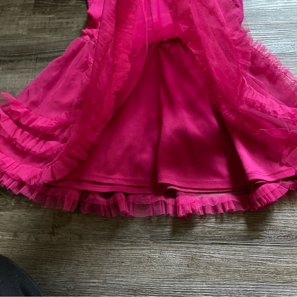 Pink Ruffled Girls Dress - Picture 6 of 10
